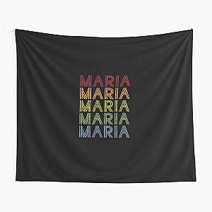 Maria Name T Shirt - Maria Vintage Retro Maria Name Gift Item Tee Tapestry