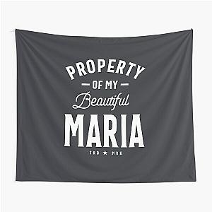 Maria Personalized Name Birthday Gift Tapestry