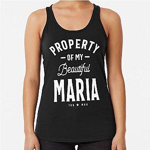 Maria Personalized Name Birthday Gift Racerback Tank Top