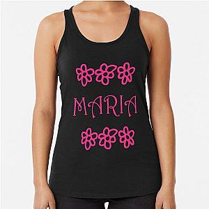 Il nome più bello è... MARIA! (Versione Rosa) Racerback Tank Top