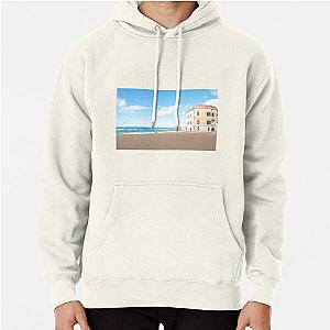 Beach at Santa Maria di Castellabate on the Southern Italian Coast Pastel Pullover Hoodie