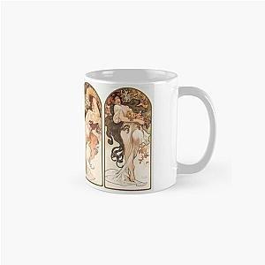 Vintage Art The Seasons (1897) by Alphonse Maria Mucha Classic Mug