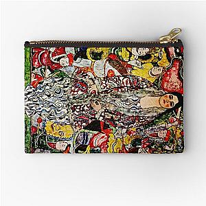 Gustav Klimt - 'Portrait of Fredericke Maria Beer' - Art Nouveau Japonisme Zipper Pouch