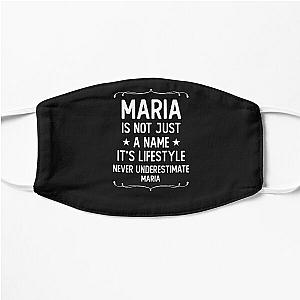 My Name Is Maria Funny Name Tag Premium T-Shirt Flat Mask