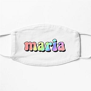 aesthetic rainbow maria name Flat Mask