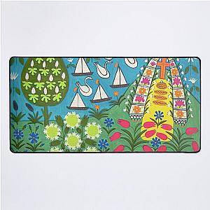 Dear Soviet People, Congratulationson the Anniversary of Great October - Maria Primachenko Desk Mat