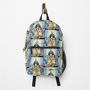 Dogs watch the Mother of Jesus Santa Maria  Backpack