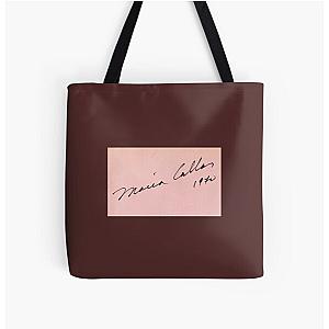 Maria Callas "Signature" Collection 1970 All Over Print Tote Bag