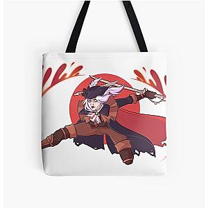 Lady Maria All Over Print Tote Bag