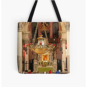 Venice. The altar. Basilica S Maria della Salute All Over Print Tote Bag