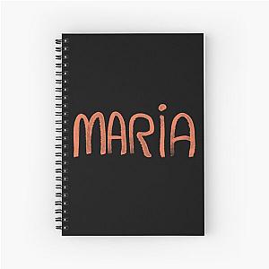 Maria name art Spiral Notebook