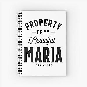 Maria Personalized Name Birthday Gift Spiral Notebook