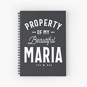 Maria Personalized Name Birthday Gift Spiral Notebook