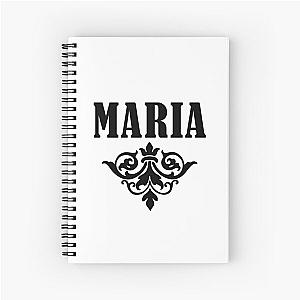 Maria v01 Spiral Notebook