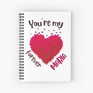 Love Maria: Heartfelt Gifts on Favorite Items mugs Spiral Notebook