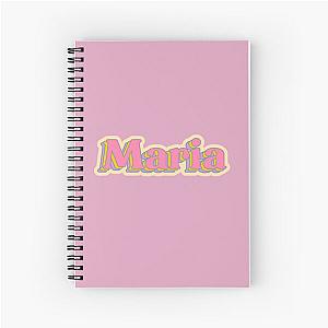 Maria name Spiral Notebook