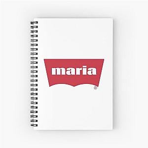 Maria My Name Is Maria Spiral Notebook