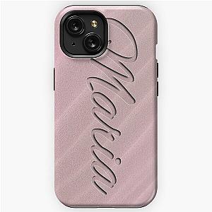 Maria engraved in pink sand iPhone Tough Case