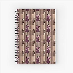 Marvelous Mrs. Purple and Pink Pop Art Spiral Notebook