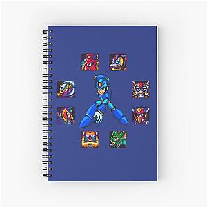 Mega Man X vs The Mavericks Spiral Notebook