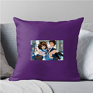 Time Loops Are a Hobby The Melancholy Of Haruhi Suzumiya Pillows Cover