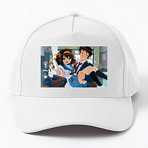 Time Loops Are a Hobby The Melancholy Of Haruhi Suzumiya Hats & Caps