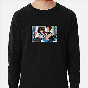 Time Loops Are a Hobby The Melancholy Of Haruhi Suzumiya Sweatshirts