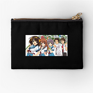 Melancholy? More Like God Mode The Melancholy Of Haruhi Suzumiya Zipper Pouches