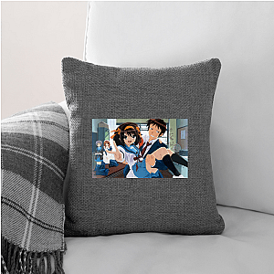 Time Loops Are a Hobby The Melancholy Of Haruhi Suzumiya Pillows Cover