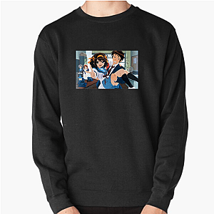 Time Loops Are a Hobby The Melancholy Of Haruhi Suzumiya Sweatshirts