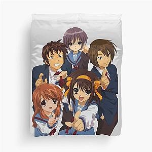 Haruhi Inspired Anime Shirt Duvet Cover