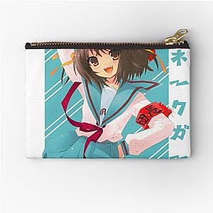 Haruhi Suzumiya anime manga mask tshirt Zipper Pouch