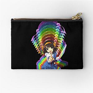 Astute Koizumi Yuki Anime Haruhi Suzumiya Rainbow Gift For Birthday Zipper Pouch