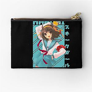 Astute Koizumi Yuki Anime Haruhi Suzumiya Anime Manga Mask Tshirt rap Zipper Pouch