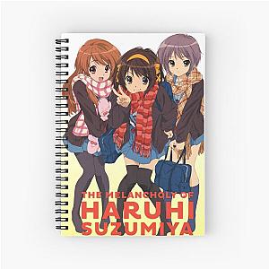 The Melancholy of Haruhi Suzumiya - poster Spiral Notebook