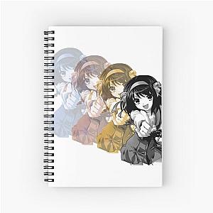 Haruhi Suzumiya Palette Pattern Spiral Notebook