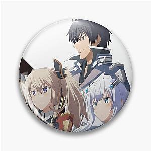 The Misfit of Demon King Academy with a Black and White background pin