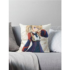 Sasha Necron The Misfit of Demon King Academy Throw Pillow