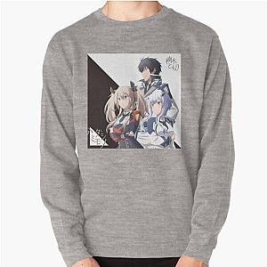 The Misfit of Demon King Academy with Black White background Pullover Sweatshirt