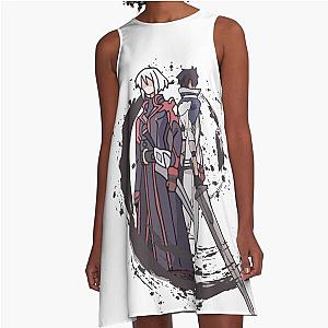 The Misfit Of Demon King Academy - Lay Glanzudlii, Anos Voldigoad in a line dress
