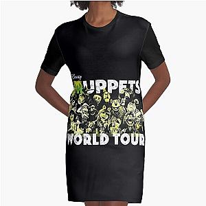 The Muppets World Tour Concert Graphic T-Shirt Dress