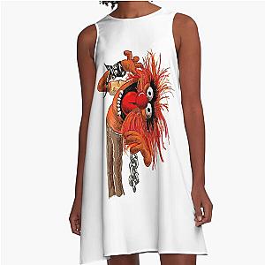 The Muppets Animal Illustration A-Line Dress