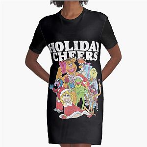 Christmas The Muppets Holiday Cheers Graphic T-Shirt Dress