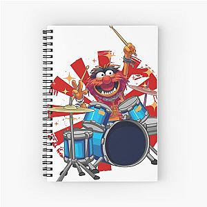 Animal Drummer The Muppets Show Spiral Notebook