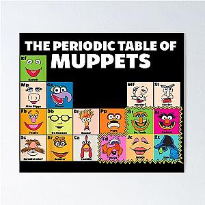 The Muppets Periodic Table Of The Muppets Poster