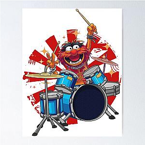 Animal Drummer The Muppets Show Poster