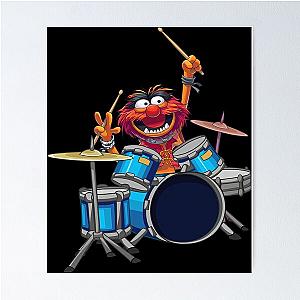 Animal Drummer The Muppets Show Poster