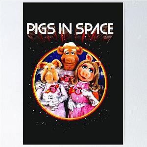 The Muppets Pigs In Space Soft Fitted 301 Cotton Poster