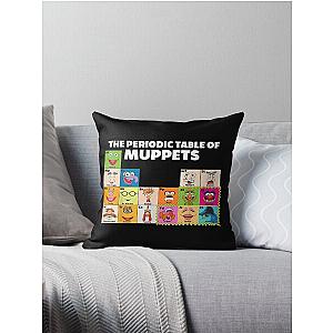 The Muppets Periodic Table Of The Muppets Throw Pillow