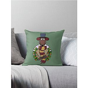 The Muppets Christmas Carol - Rizzo the Rat Throw Pillow